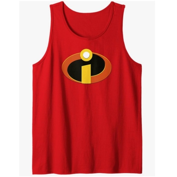 Disney Pixar The Incredibles Men’s Red Tank Top - Picture 1 of 6